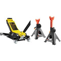 3 Ton Low Profile Aluminum and Steel Floor Jack + Jack Stands Z89159