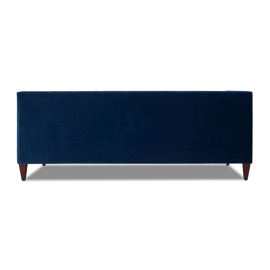 Navy Blue Velvet Tufted Sofa V57259