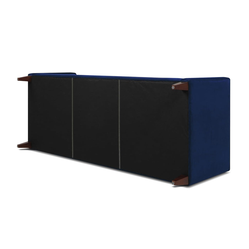 Navy Blue Velvet Tufted Sofa V57259