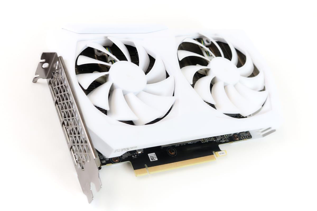 White 8GB GDDR6 256-bit PCIE 4.0 Gaming Graphics Card M471
