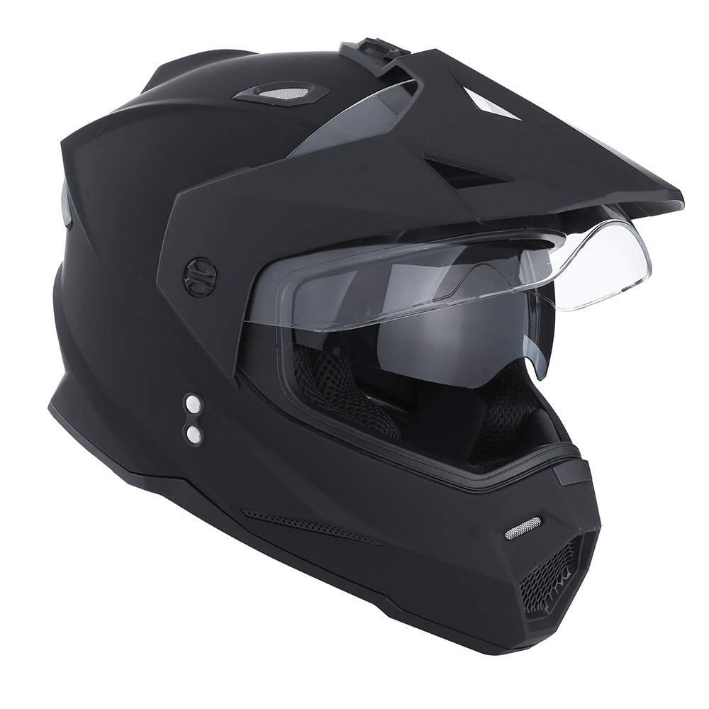 Dual Sport Motorcycle Full Face Helmet Dual Visor V93093