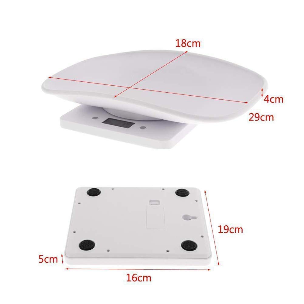 Digital Pet Scale 22 lbs Capacity White A9100