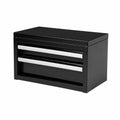 Mini 2-Drawer Steel Tool Box Black K2678