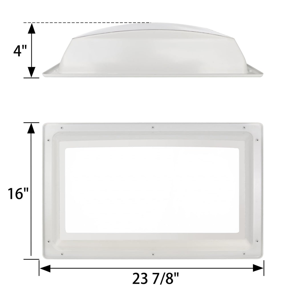 14" x 22" x 4" RV Skylight Inner Dome S58405