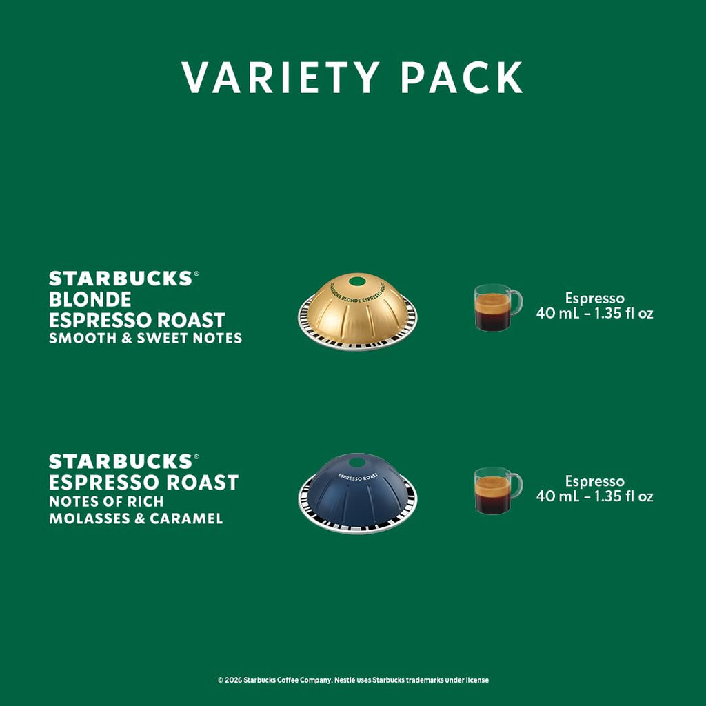 Espresso Variety Pack 40-count Espresso Pods U785