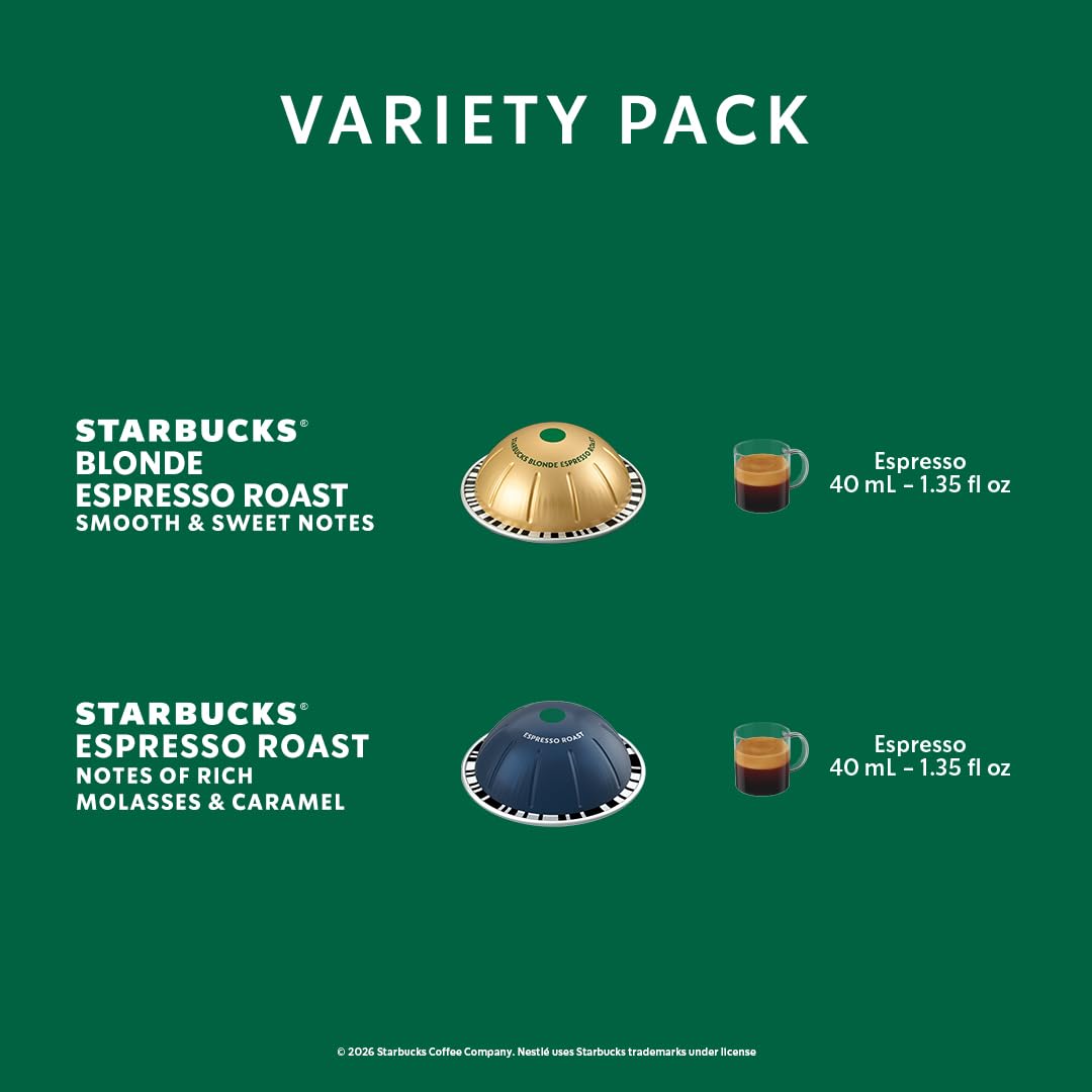 Espresso Variety Pack 40-count Espresso Pods U785