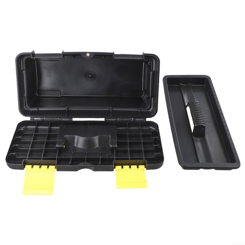 10-Inch Two-Layer Plastic Toolbox with Secure Latch H954714