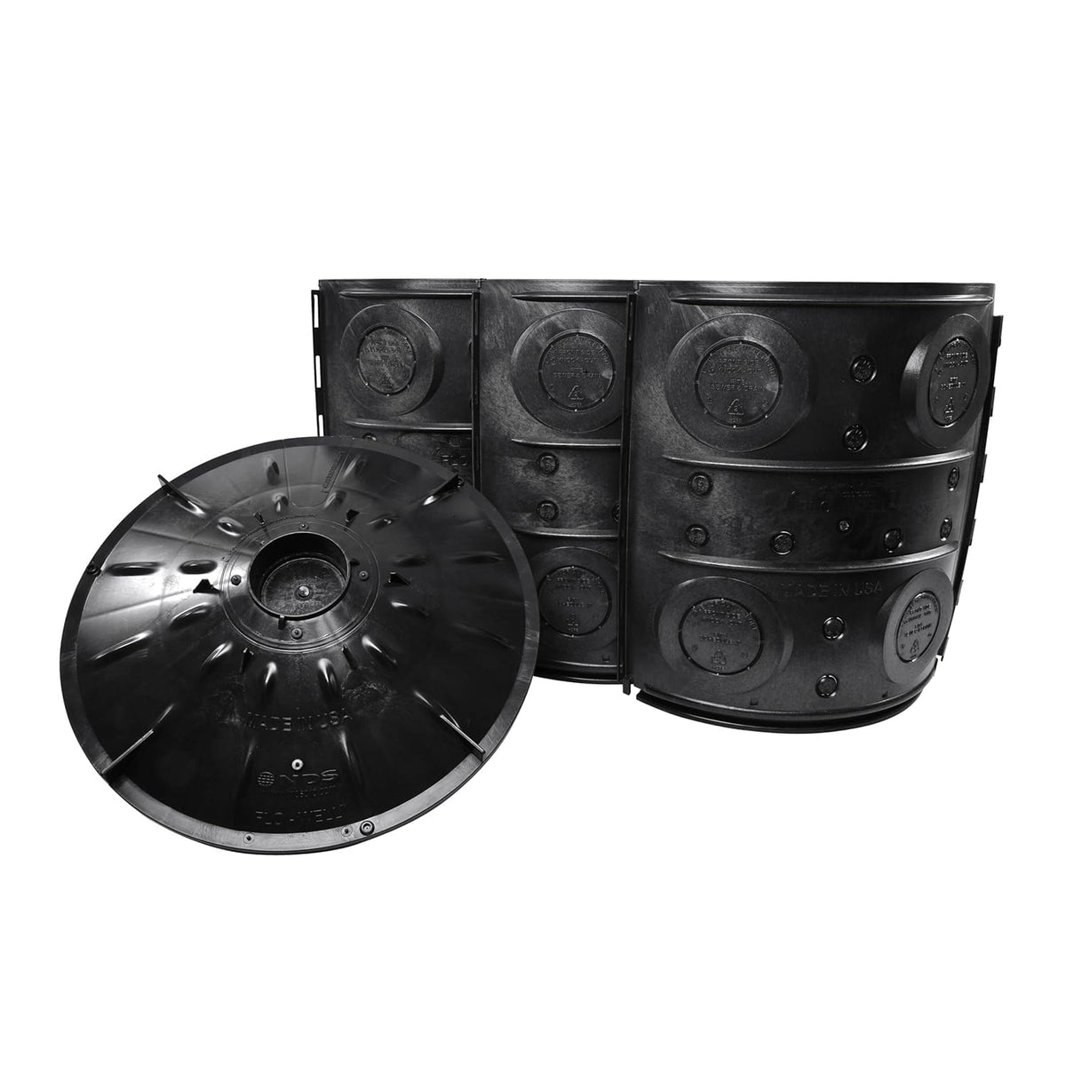 50 Gal. Flo Stormwater Dry Well System Kit with 3 Side Panels & 1 Cover H985142