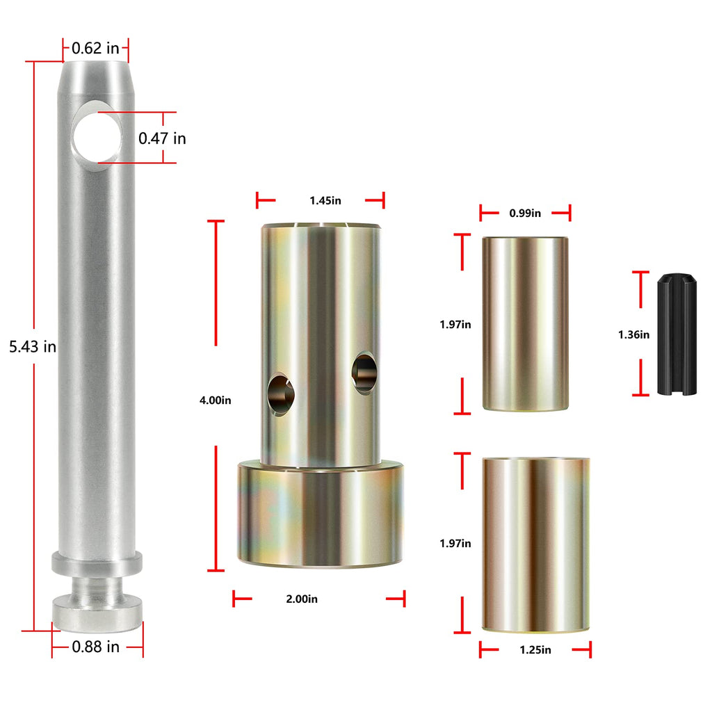 Quick Hitch Bushing Kit with Top Link and Lynch Pin L3039