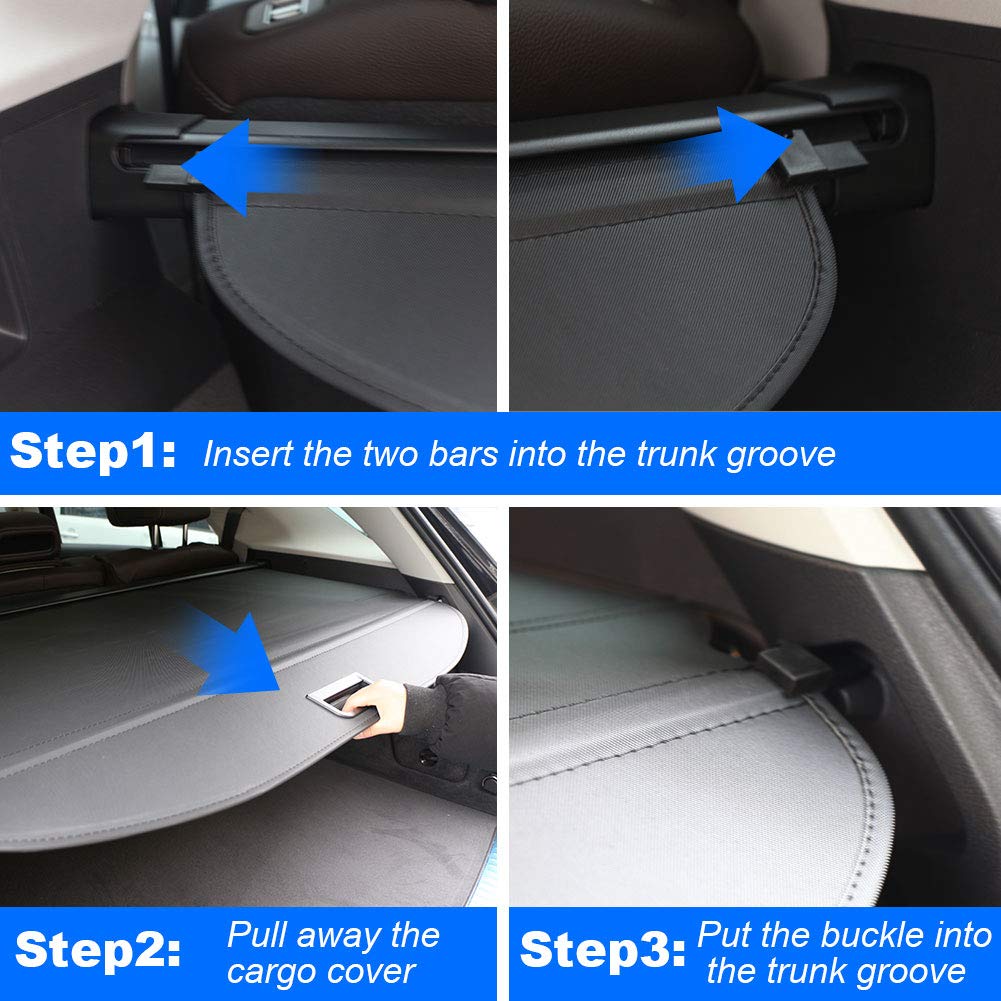 Cargo Cover for Nissan X-Trail Rogue 2014-2020 Rear Trunk Shade O2880