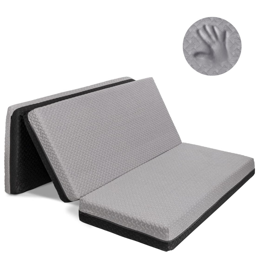 Memory Foam Tri Folding Mattress with Waterproof Washable Cover V5420