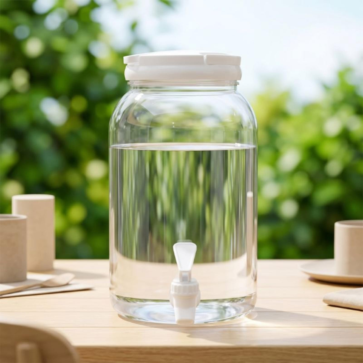 Clear 3.8L Beverage Dispenser with Spigot R366141