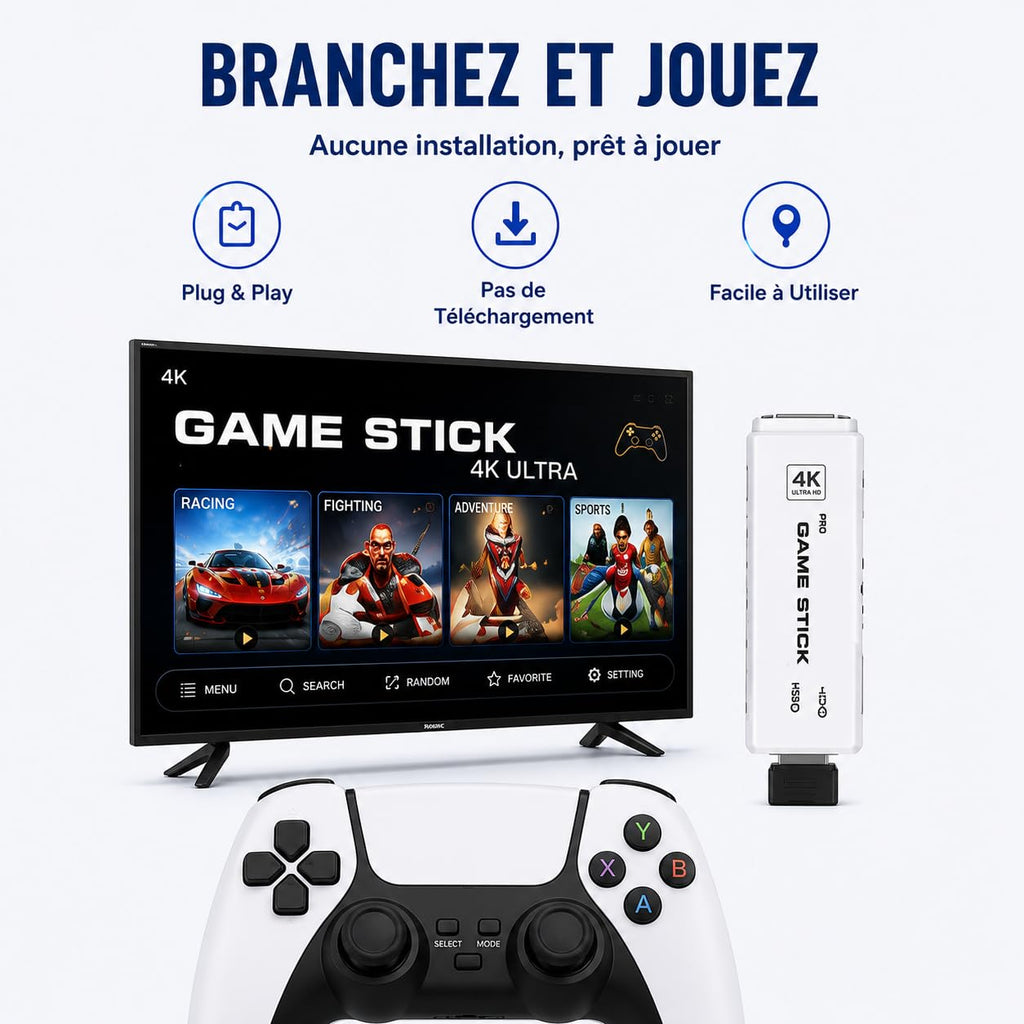 Retro Gaming Console 4K HDMI with 20,000+ Built-in Classic Video Games X2149