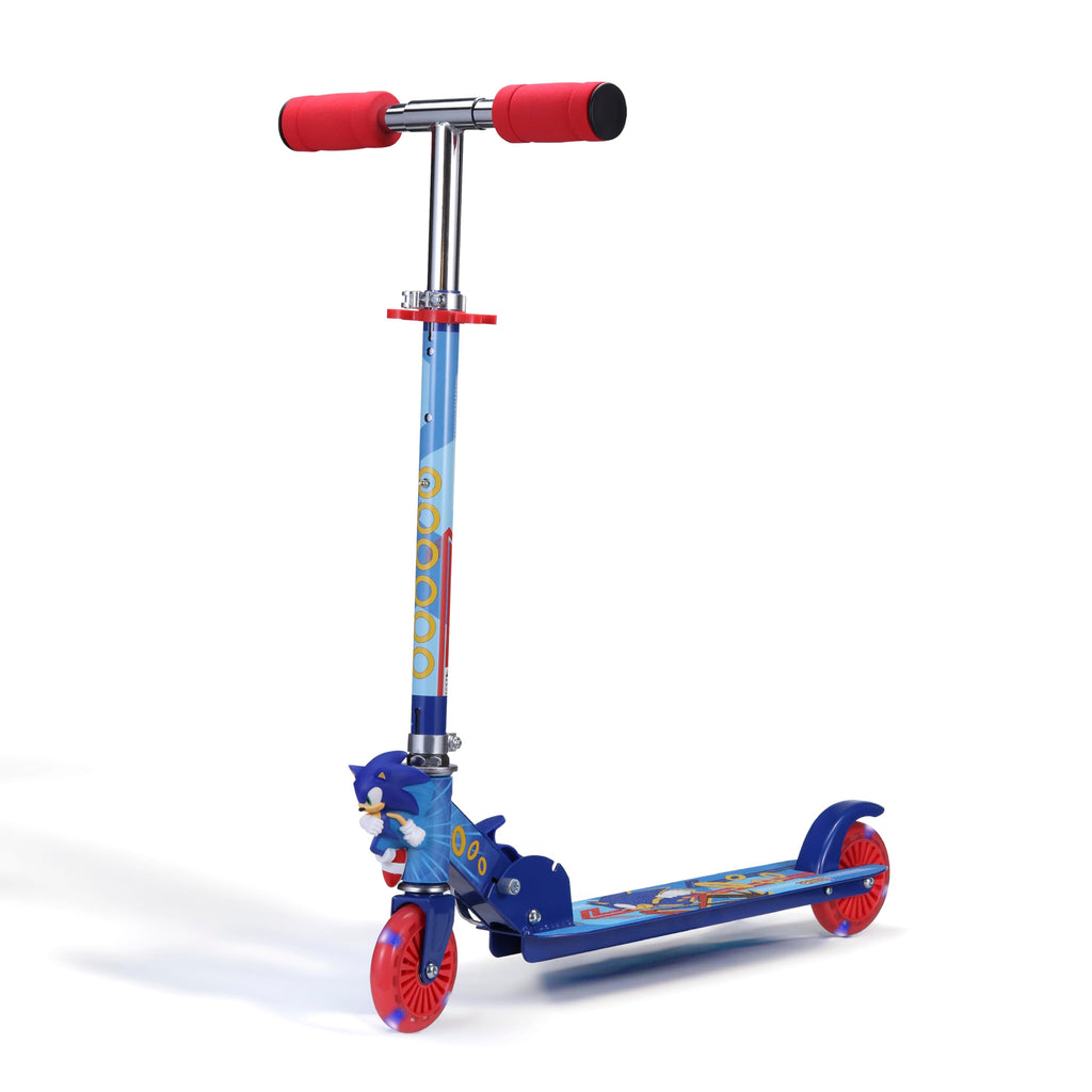 2 Wheel Foldable Kids Kick Scooter with LED Wheels I33363