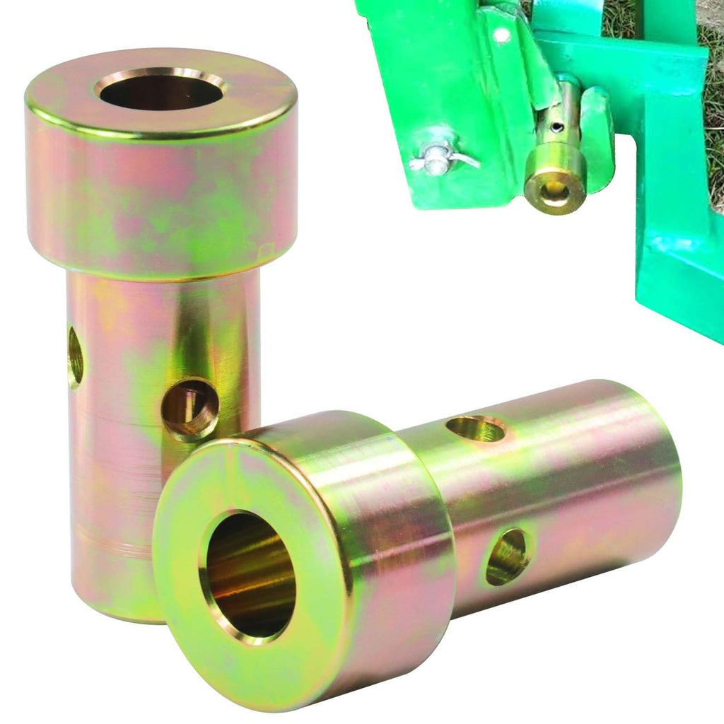 2 Pack Cat 1 Quick Hitch Adapter Bushings with Top Link Pin and Lynch Pin R7791