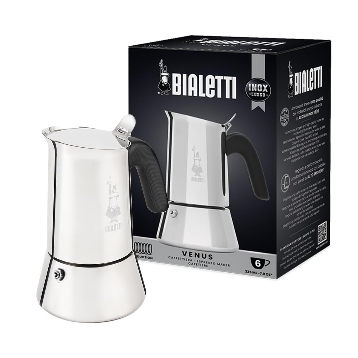 Stainless Steel Stovetop Coffee Maker 6 Cups R2338