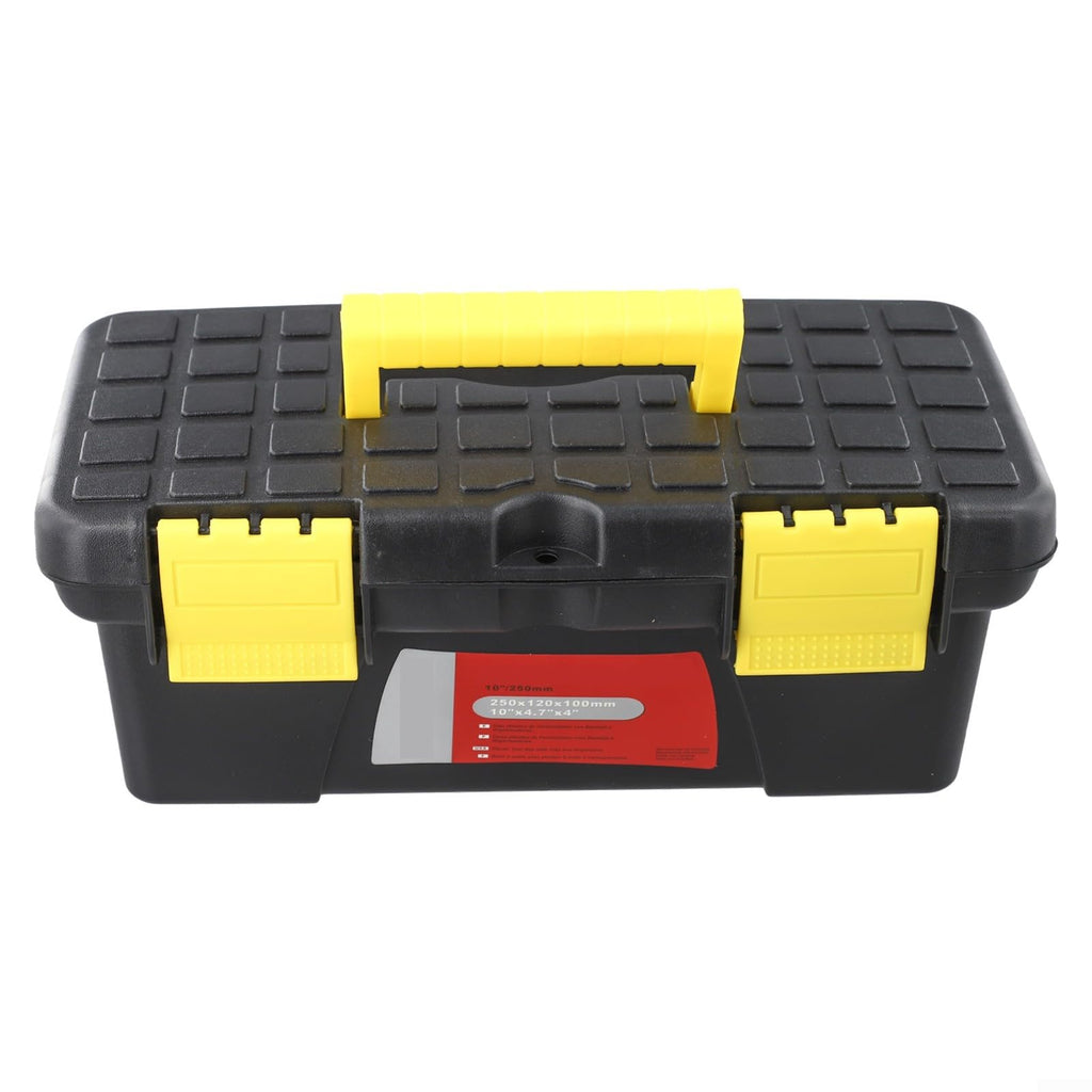 10-Inch Two-Layer Plastic Toolbox with Secure Latch H954714