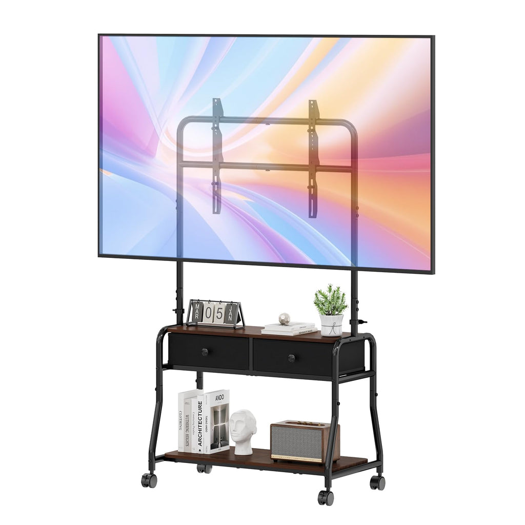 Rolling TV Stand with Mount for 32–75 Inch TVs L78743