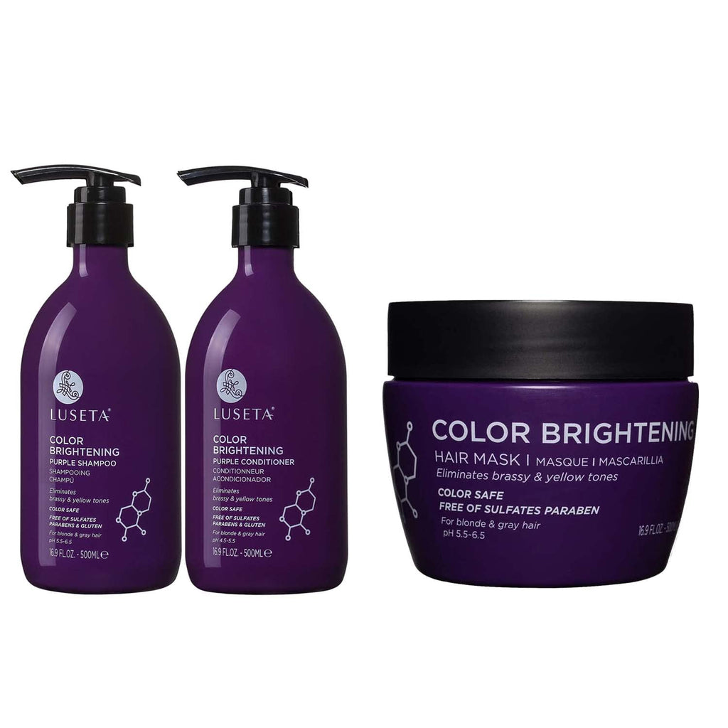 Purple Shampoo & Conditioner Set and Hair Mask Bundle R9183