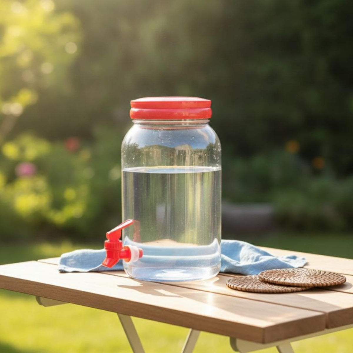 Clear 3.8L Beverage Dispenser with Spigot R366141