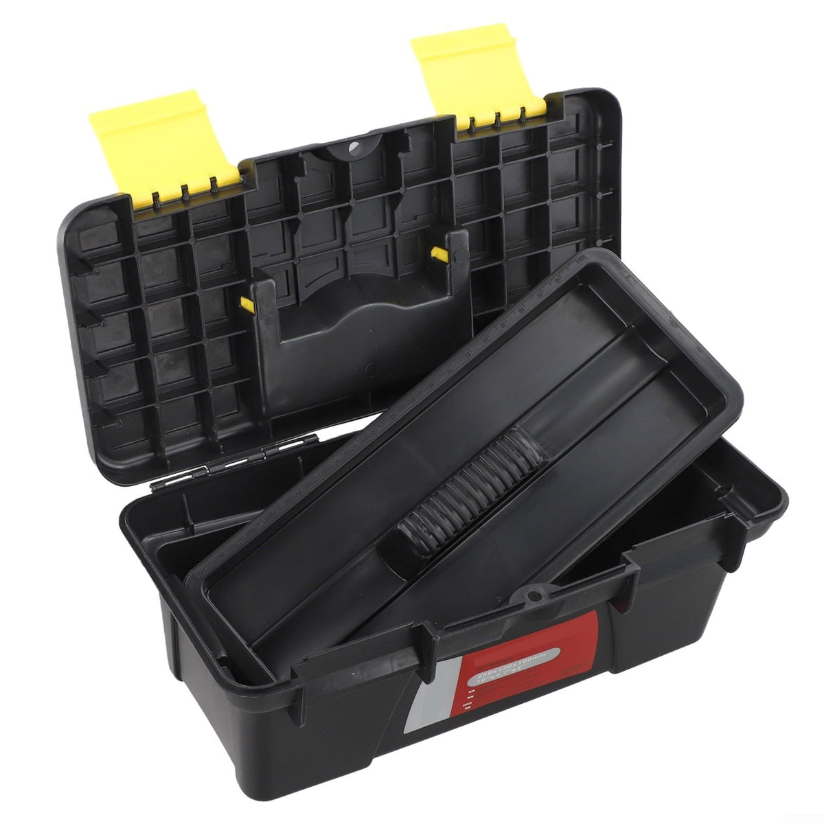 10-Inch Two-Layer Plastic Toolbox with Secure Latch H954714
