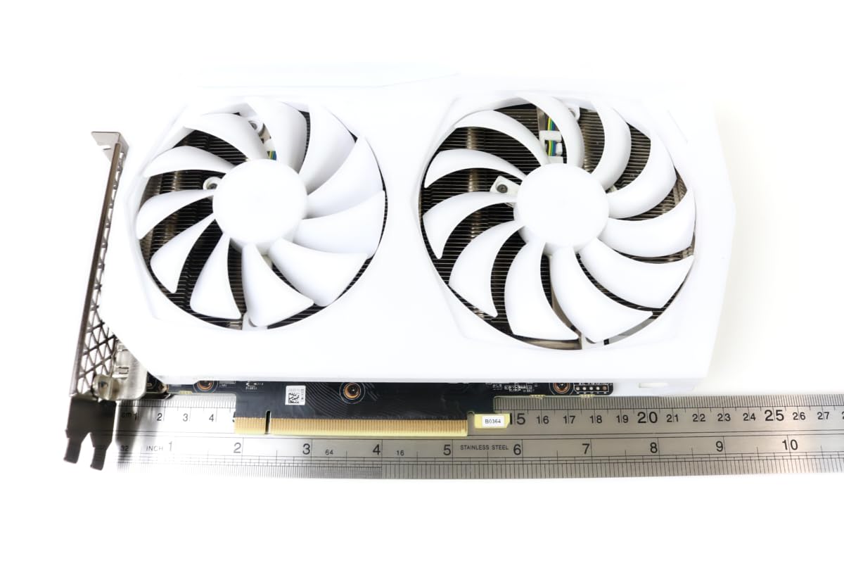 White 8GB GDDR6 256-bit PCIE 4.0 Gaming Graphics Card M471