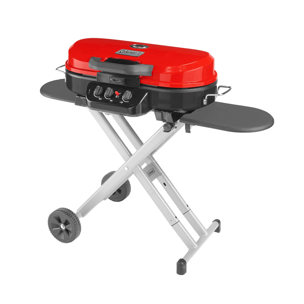Portable Propane Grill, 3 Burners, Red Z5932
