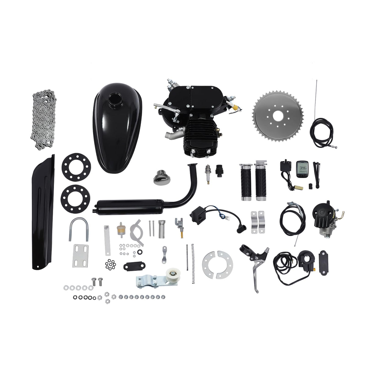 80cc 2 Stroke Single-Cylinder Bicycle Motor Kit Y861