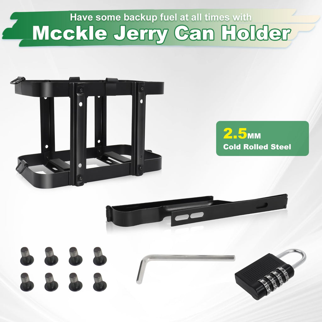 Gas Can Holder Rack with Combination Lock, 5 Gallon X548
