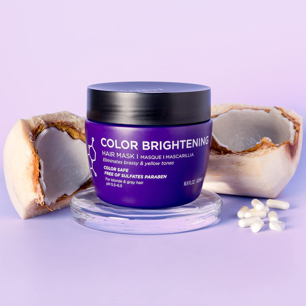 Purple Shampoo & Conditioner Set and Hair Mask Bundle R9183