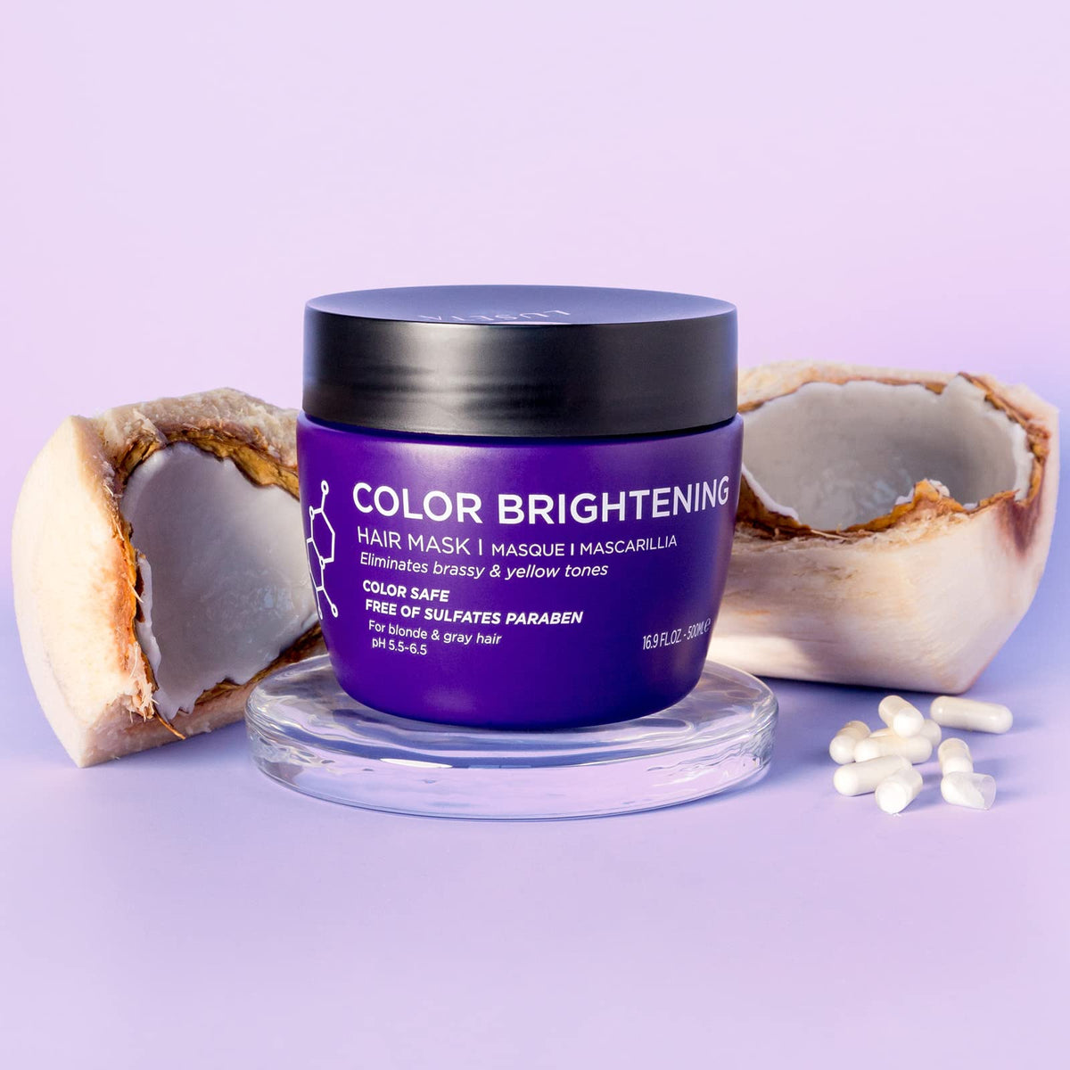 Purple Shampoo & Conditioner Set and Hair Mask Bundle R9183