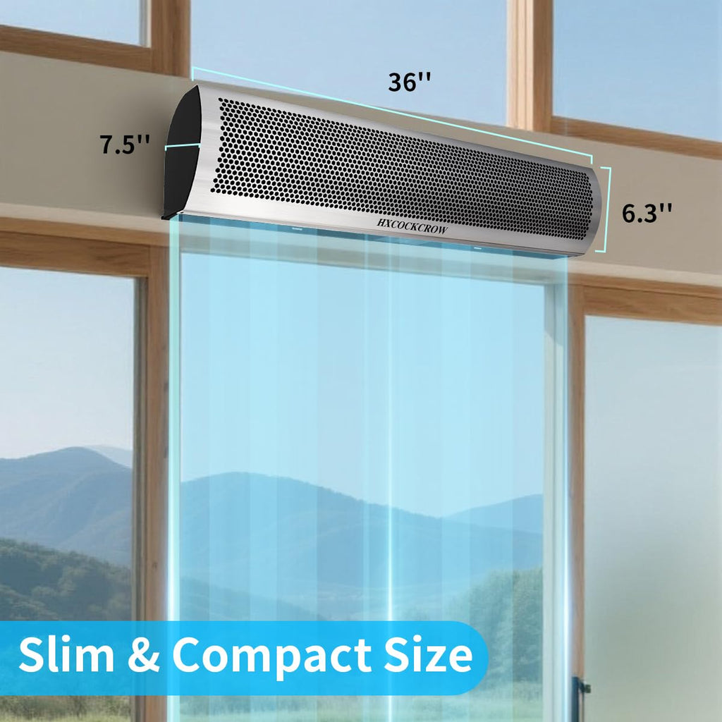 36 Inch Stainless Steel Air Curtain Door Fan M224