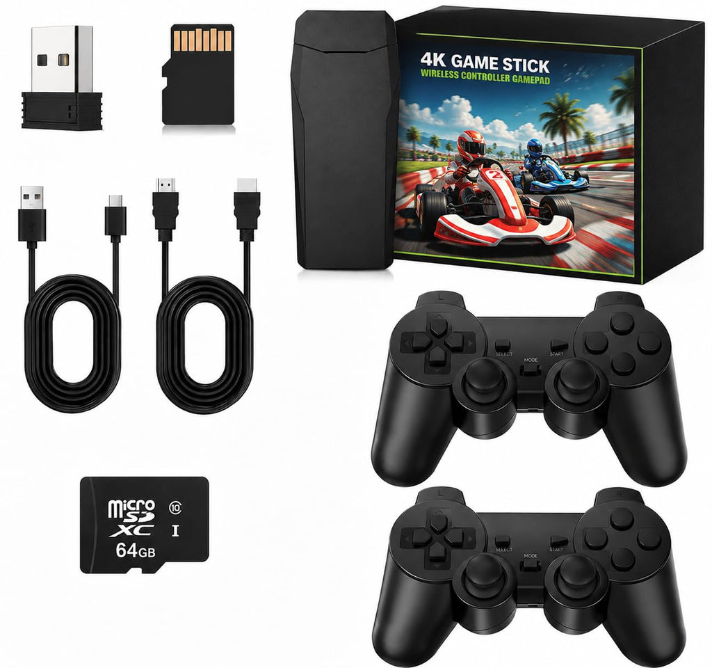 Retro Gaming Console 4K HDMI with 20,000+ Built-in Classic Video Games X2149