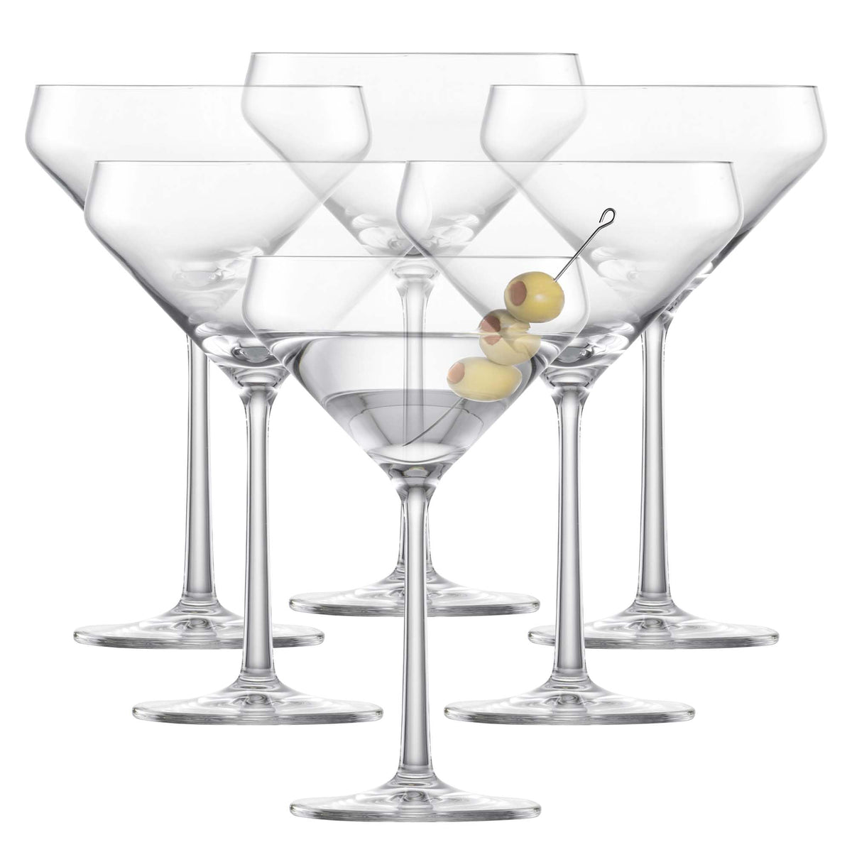 Martini Glass Set of 6 Dishwasher-Safe Tritan Crystal 12.3 Ounce R4925
