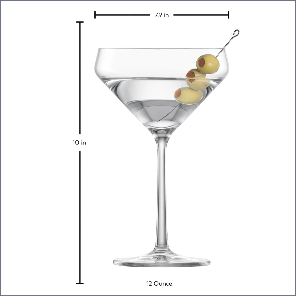 Martini Glass Set of 6 Dishwasher-Safe Tritan Crystal 12.3 Ounce R4925