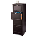 Espresso 4-Drawer Vertical File Cabinet D424225