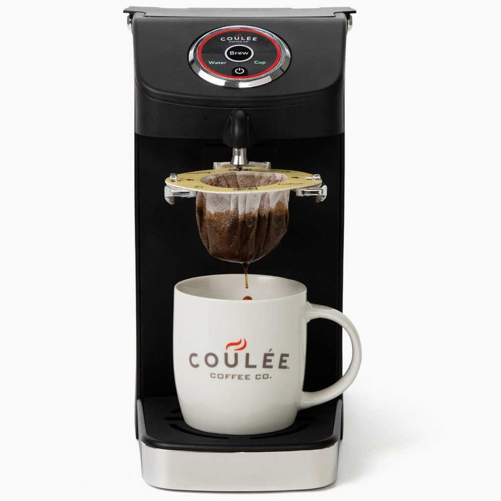 Single Serve Pour Over Coffee Maker Stainless Steel Black G668