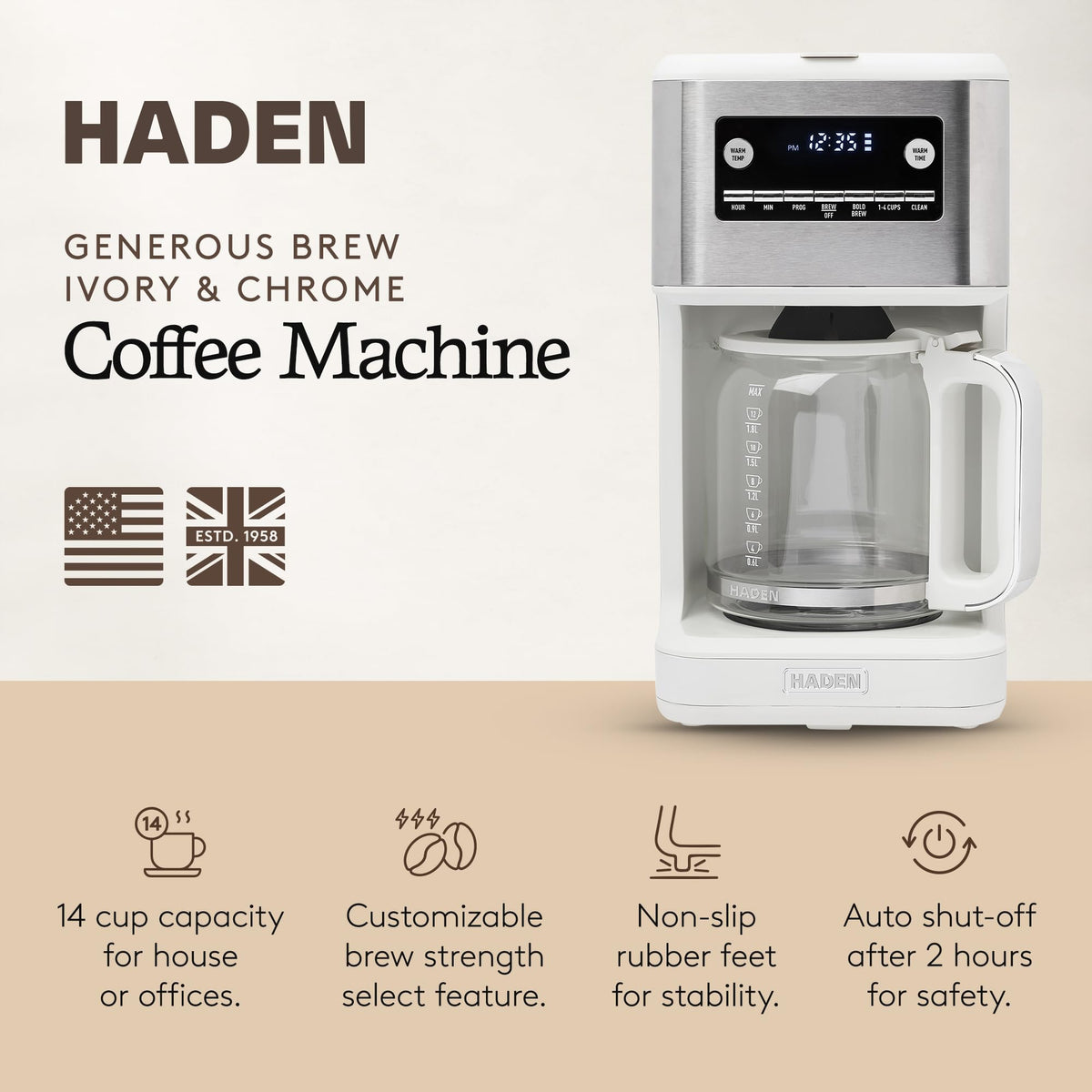 14 Cup Programmable Drip Coffee Maker Q9788