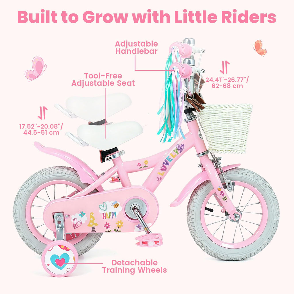 12 14 16 18 Inch Kids Bike with Training Wheels O39099