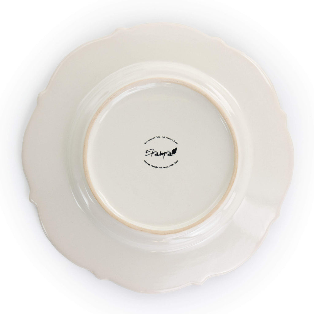 Round Stoneware 16 Piece Dish Set W79353