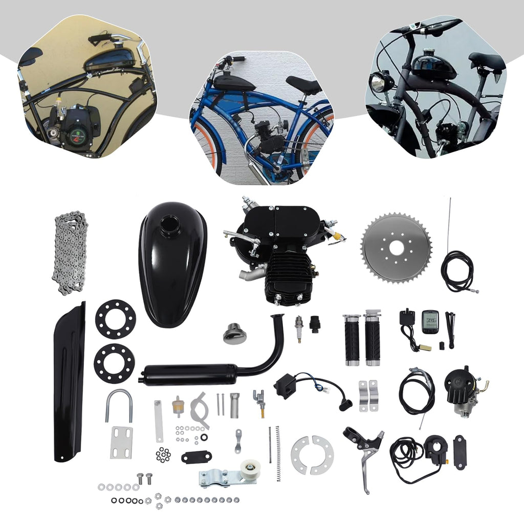 80cc 2 Stroke Single-Cylinder Bicycle Motor Kit Y861