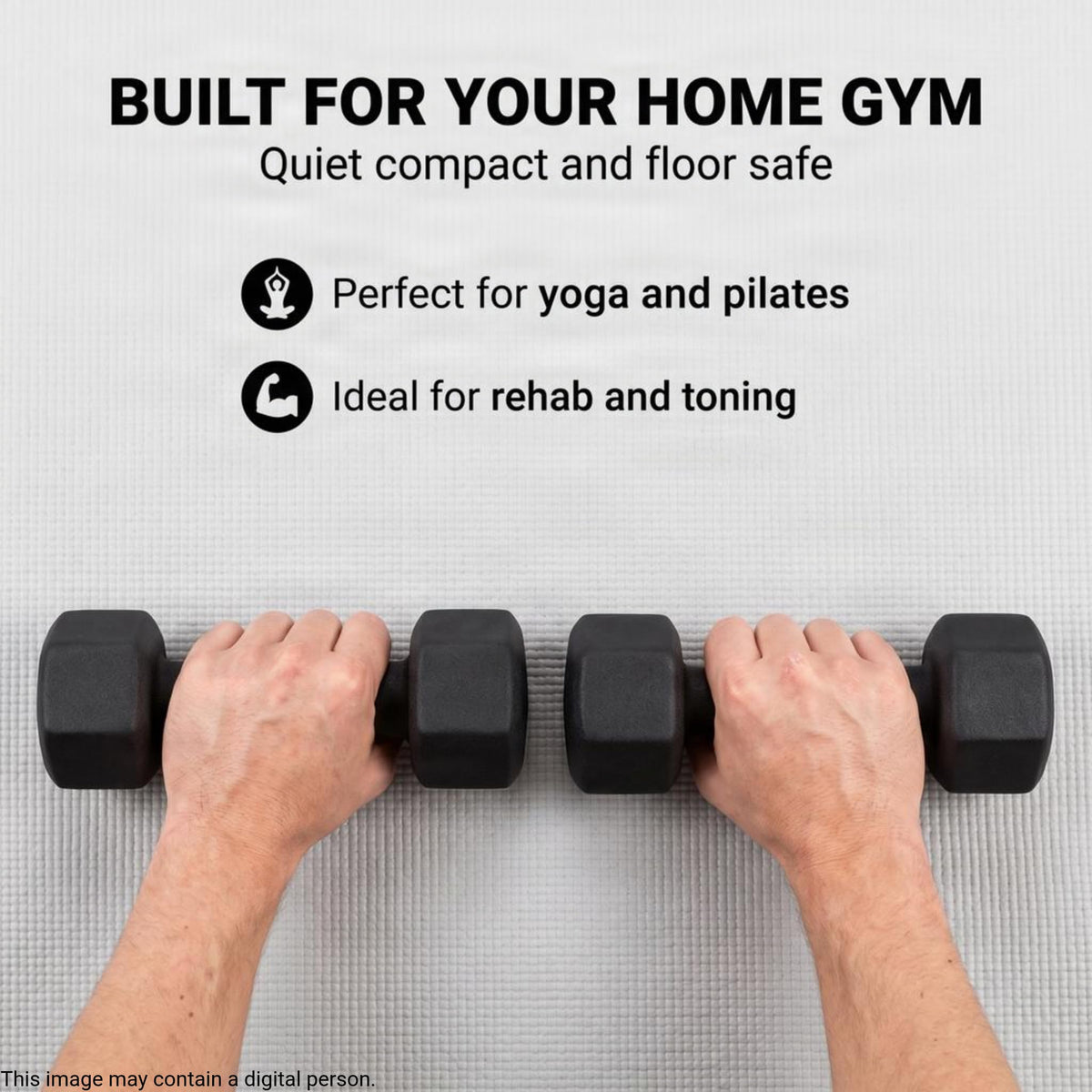 10lb Neoprene Dumbbell Pair O8650