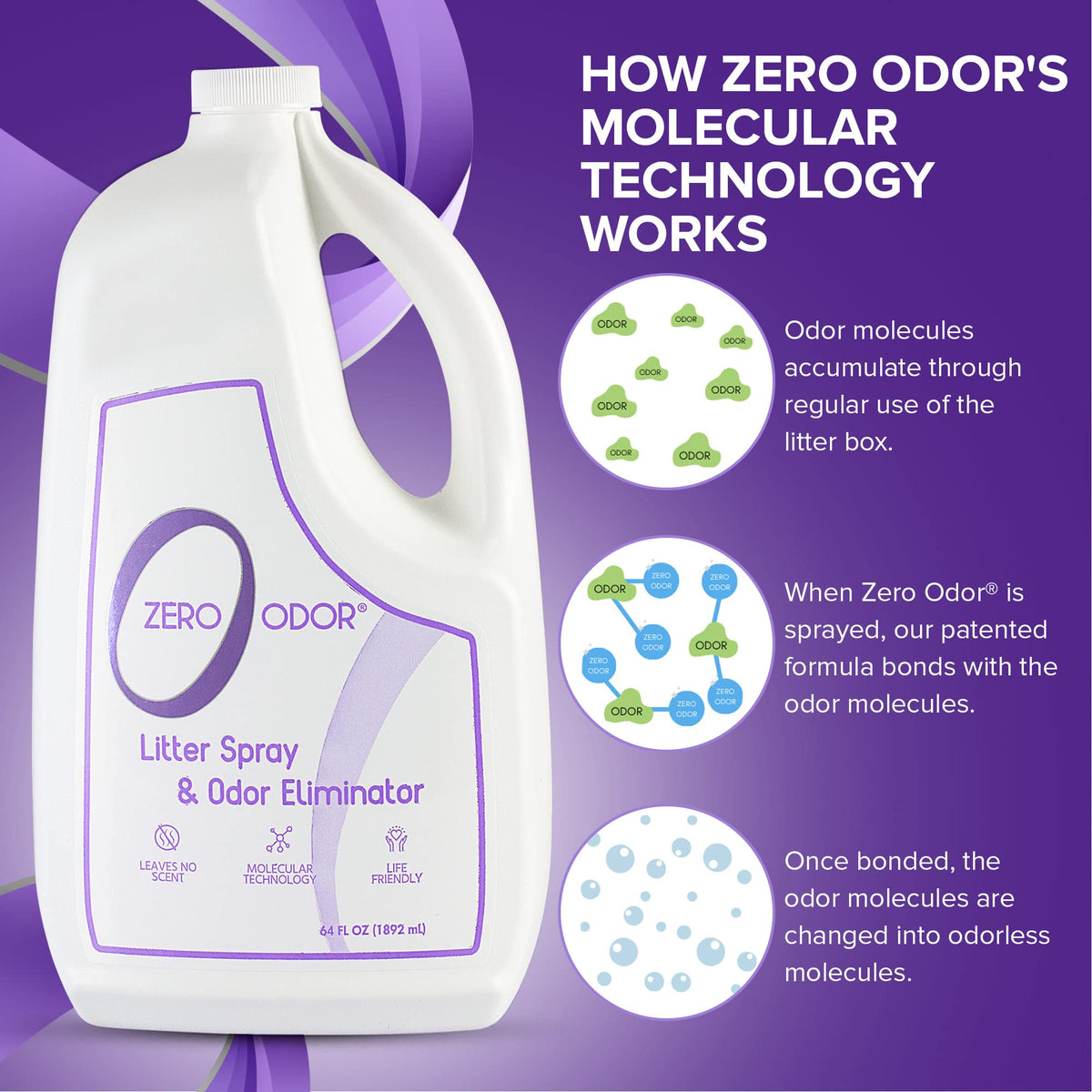 Cat Litter Deodorizer Refill 64 oz R26256
