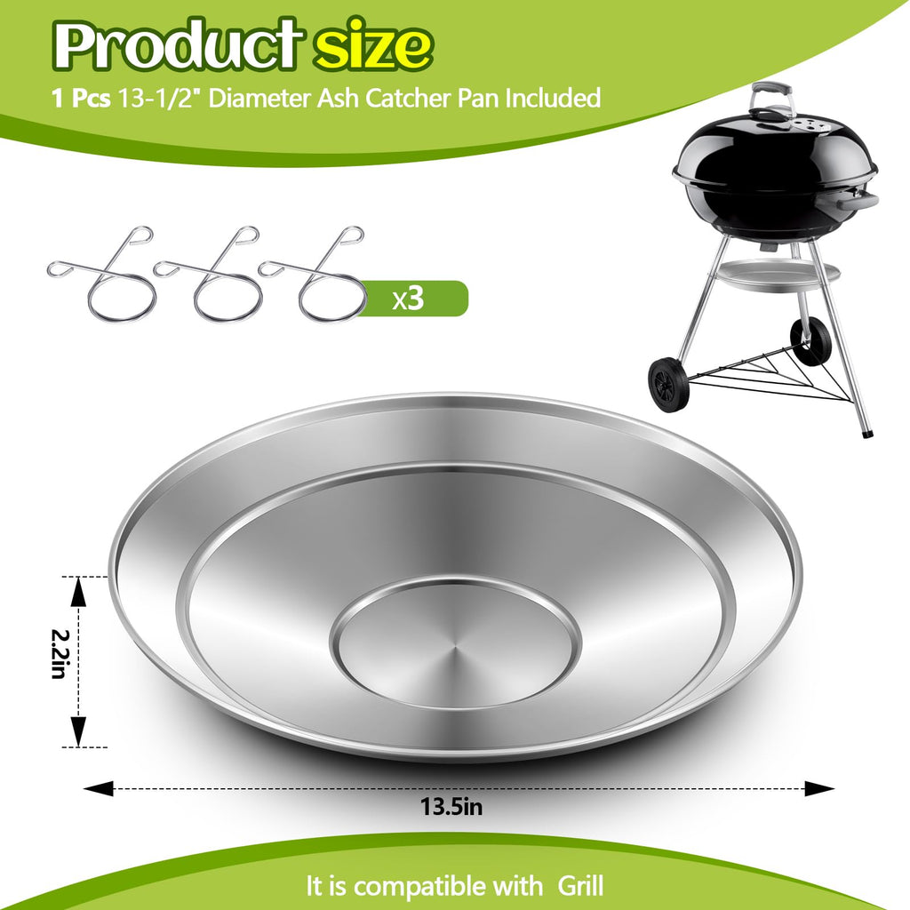 13-1/2" Diameter Ash Catcher Pan F23040