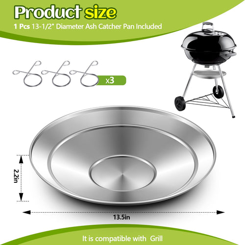 13-1/2" Diameter Ash Catcher Pan F23040