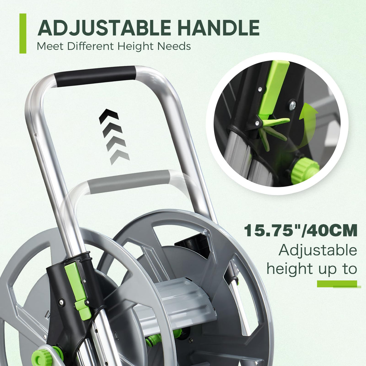 Garden Hose Reel Cart B9291