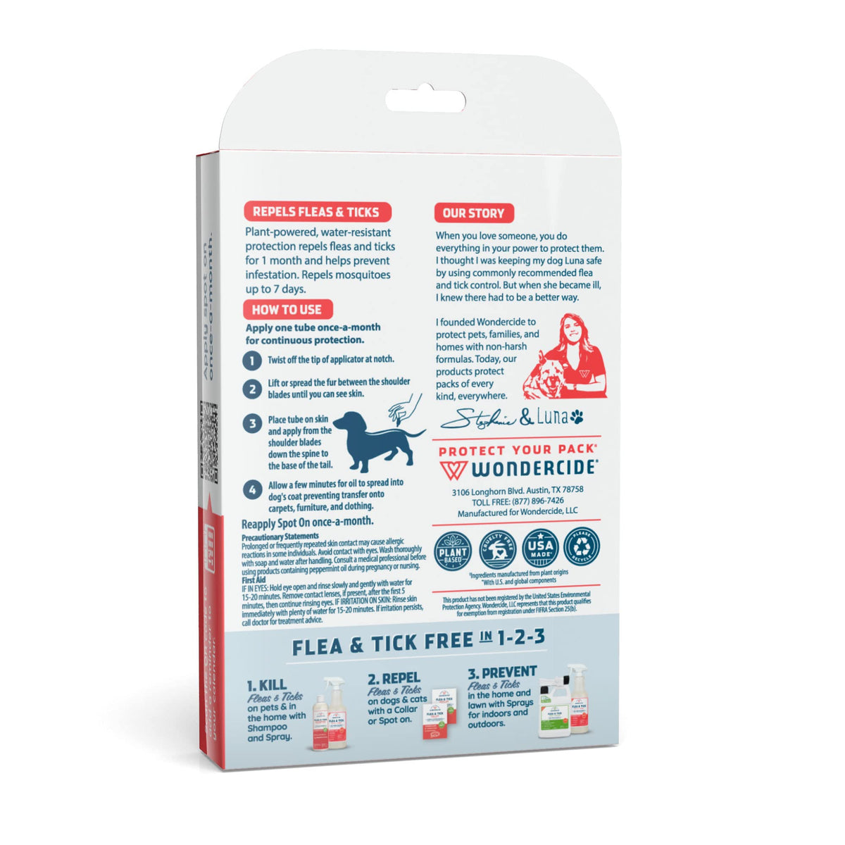 Flea Tick & Mosquito Dog Spot On Medium 3 Tubes of 0.10 oz D9319