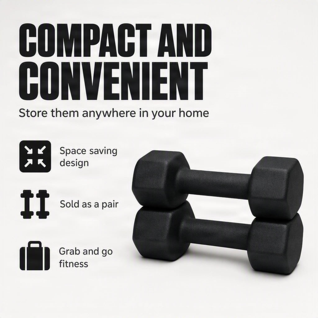 10lb Neoprene Dumbbell Pair O8650