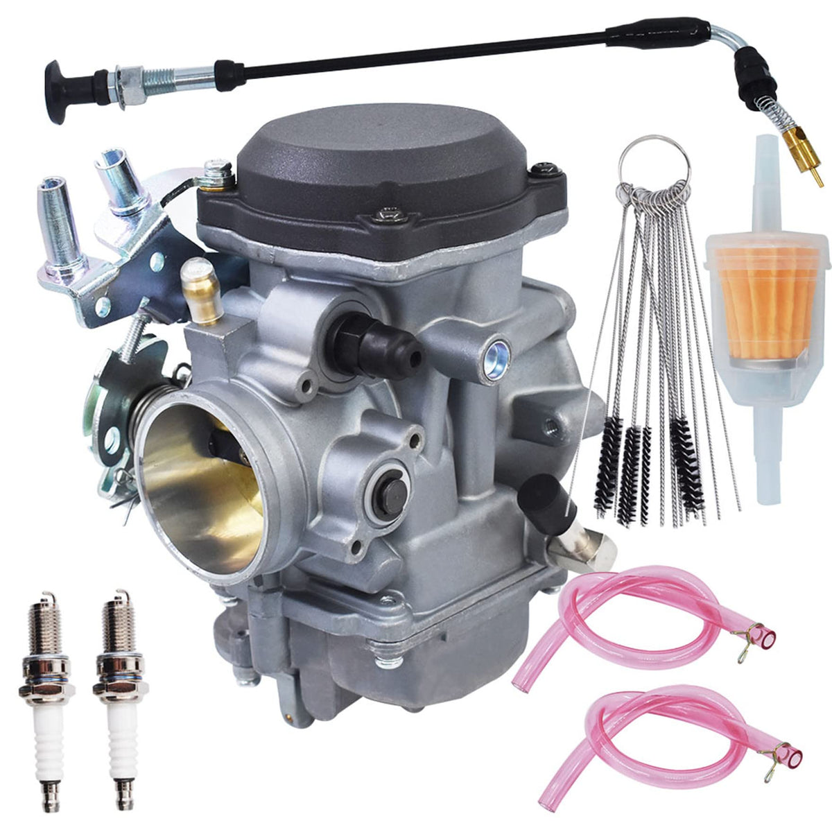 Carburetor with Fuel Filter Choke Cable Spark Plug V125