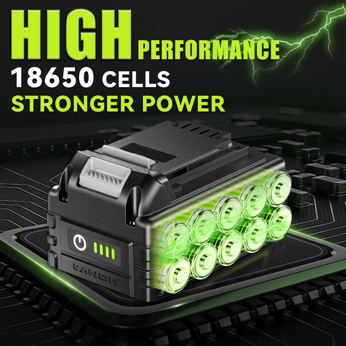 20V Max 5.0Ah Lithium Battery 2 Pack A9408